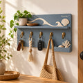 Sarviqo™ Coastal Blue Wave & Seashell Wall Organizer main product photo
